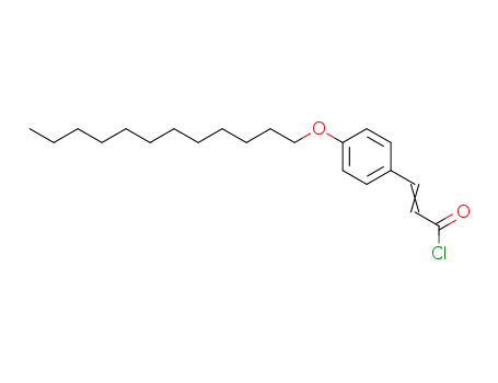 Molecular Structure of 77251-83-3 (4-dodecyloxycinnamoyl chloride)