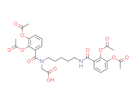 {(2,3-diacetoxy-benzoyl)-[5-(2,3-diacetoxy-benzoylamino)-pentyl]-amino}-acetic acid