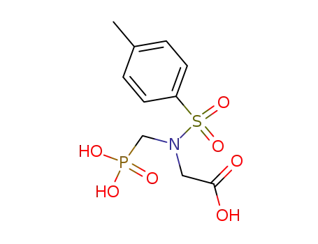 Molecular Structure of 128126-31-8 (N-(Toluol-4-sulfonyl)-N-phosphonomethyl-glycin)