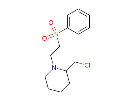1-(2-benzenesulfonyl-ethyl)-2-chloromethyl-piperidine