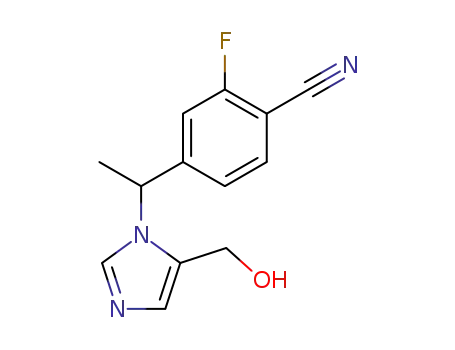 1-[1-(4-cyano-3-fluorophenyl)ethyl]-5-(hydroxymethyl)imidazole