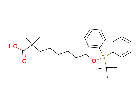 2,2-dimethyl-8-(tert-butyldiphenylsilyloxy)-octanoic acid