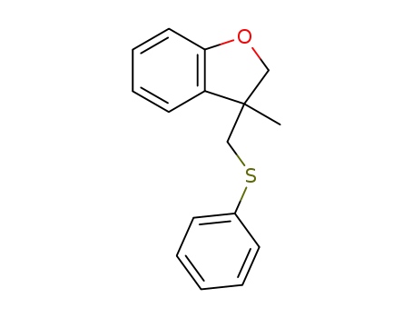 3-methyl-3-((phenylthio)methyl)-2,3-dihydrobenzofuran