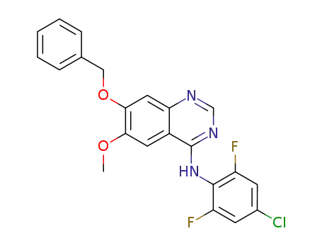 N-7-benzyloxy-(4-chloro-2,6-difluorophenyl)-6-methoxy-4-quinazilinylamine