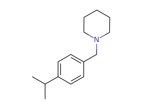 Molecular Structure of 6947-73-5 (1-[4-(propan-2-yl)benzyl]piperidine)