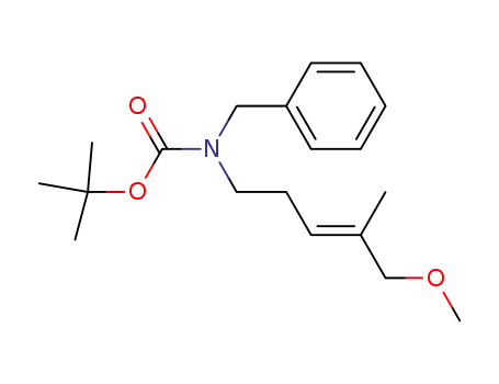 Molecular Structure of 634180-65-7 (Carbamic acid, [(3E)-5-methoxy-4-methyl-3-pentenyl](phenylmethyl)-,
1,1-dimethylethyl ester)