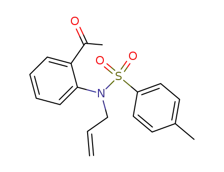 Molecular Structure of 583027-80-9 (Benzenesulfonamide, N-(2-acetylphenyl)-4-methyl-N-2-propenyl-)