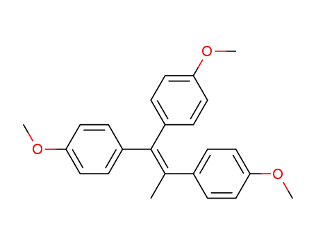 Benzene, 1,1',1''-(1-methyl-1-ethenyl-2-ylidene)tris[4-methoxy-