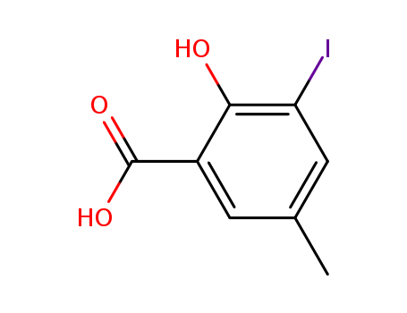 Benzoic acid, 2-hydroxy-3-iodo-5-methyl-