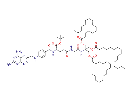 N<sup>α</sup>-[[4-[[(2,4-diamino-6-pteridinyl)methyl]methylamino]benzoyl]-L-(α-tert-butoxy)glutamoyl]-N-[2-[(1-oxohexadecyl)oxy]-1,1-bis[[(1-oxohexadecyl)oxy]methyl]ethyl]glycinamide
