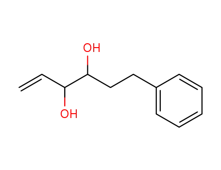 Molecular Structure of 188855-13-2 (1-Hexene-3,4-diol, 6-phenyl-)