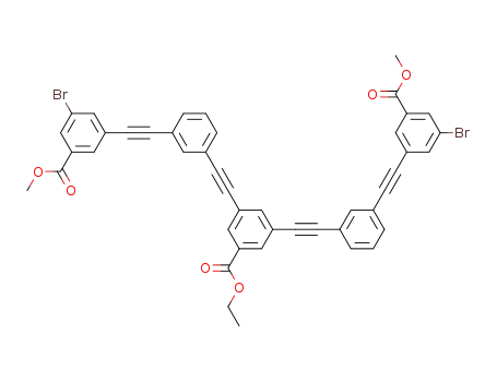 Benzoic acid,
3,5-bis[[3-[[3-bromo-5-(methoxycarbonyl)phenyl]ethynyl]phenyl]ethynyl]-,
ethyl ester