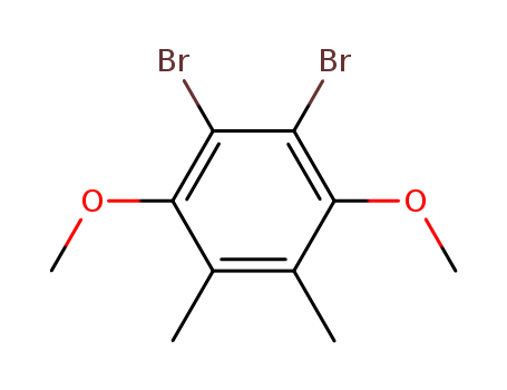 Molecular Structure of 19965-41-4 (Benzene, 1,2-dibromo-3,6-dimethoxy-4,5-dimethyl-)