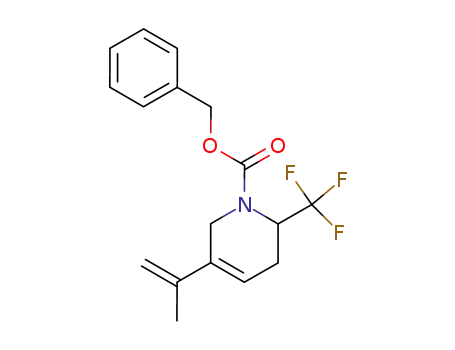 N-(benzyloxycarbonyl)-5-isopropenyl-2-(trifluoromethyl)-1,2,3,6-tetrahydropyridine