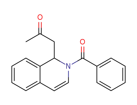 Molecular Structure of 34950-86-2 (1-(2-benzoyl-1,2-dihydroisoquinolin-1-yl)propan-2-one)