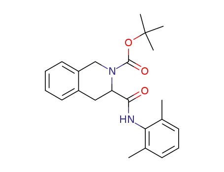 3-(2,6-dimethyl-phenylcarbamoyl)-3,4-dihydro-1<i>H</i>-isoquinoline-2-carboxylic acid <i>tert</i>-butyl ester
