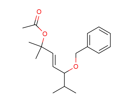 (E)-5-benzyloxy-2,6-dimethyl-3-hepten-2-yl acetate