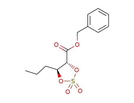 (4R,5S)-2,2-Dioxo-5-propyl-2λ<sup>6</sup>-[1,3,2]dioxathiolane-4-carboxylic acid benzyl ester