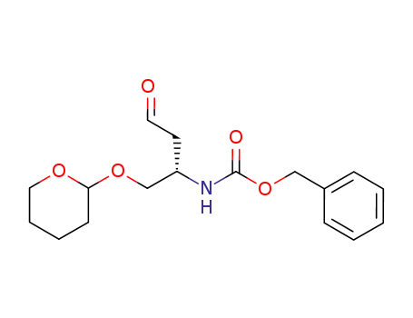 [(S)-3-Oxo-1-(tetrahydro-pyran-2-yloxymethyl)-propyl]-carbamic acid benzyl ester