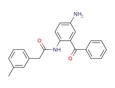 N-(4-amino-2-benzoylphenyl)-3-methylphenylacetic acid amide
