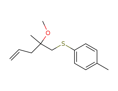 Benzene, 1-[(2-methoxy-2-methyl-4-pentenyl)thio]-4-methyl-