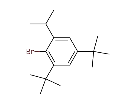 Molecular Structure of 16358-73-9 (2-bromo-1,5-di-tert-butyl-3-isopropylbenzene)