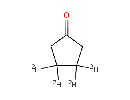 Molecular Structure of 36219-23-5 (CYCLOPENTANONE-3,3,4,4-D4)