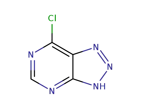 Molecular Structure of 23002-52-0 (7-CHLORO-3H-[1,2,3]TRIAZOLO[4,5-D]PYRIMIDINE)