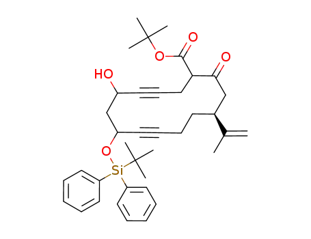 (13S)-2-t-butoxycarbonyl-6-hydroxy-8-(t-butyldiphenylsilyloxy)-13-isopropenyl-4,9-cyclotetradecadiynone