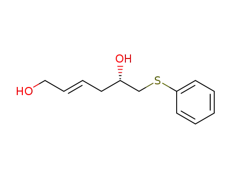 2-Hexene-1,5-diol, 6-(phenylthio)-, (2E,5S)-