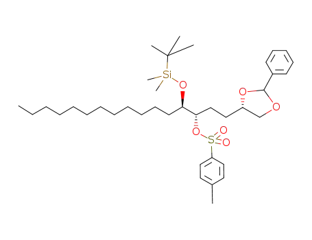 (4S)-4-[(3'S,4'R)-4'-(tert-butyldimethylsilyloxy)-3'-(p-toluenesulfonyloxy)octadecanyl]-2-phenyl-1,3-dioxolane