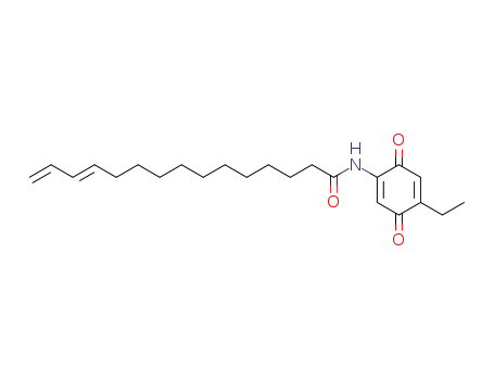(E)-Pentadeca-12,14-dienoic acid (4-ethyl-3,6-dioxo-cyclohexa-1,4-dienyl)-amide