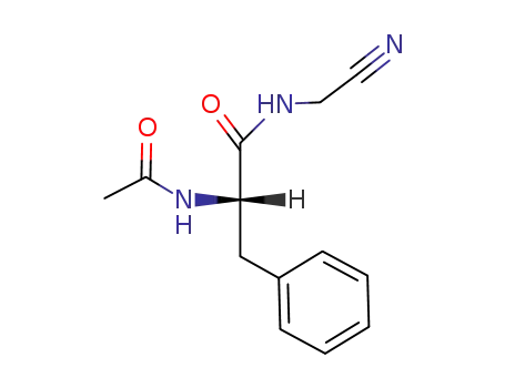 <N-(N-acetyl-L-phenylalaninyl)amino>acetonitrile