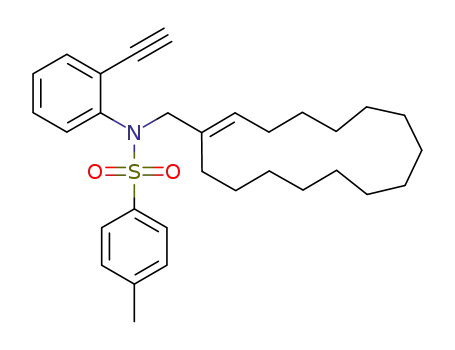 N-cyclopentadec-1-enylmethyl-N-(2-ethynylphenyl)-4-methylbenzenesulfonamide
