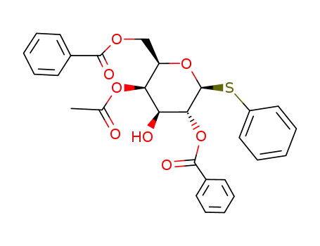 phenyl 4-O-acetyl-2,6-di-O-benzoyl-1-thio-β-thio-β-D-galactopyranoside