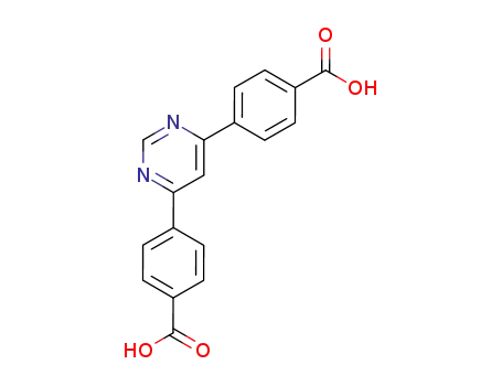 Molecular Structure of 609356-00-5 (4,6-Di(4-carboxyphenyl)pyrimidine)