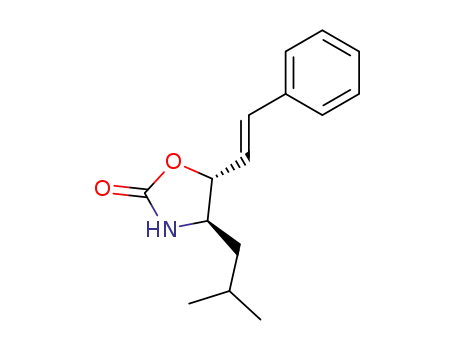 2-Oxazolidinone, 4-(2-methylpropyl)-5-[(1E)-2-phenylethenyl]-, (4R,5R)-