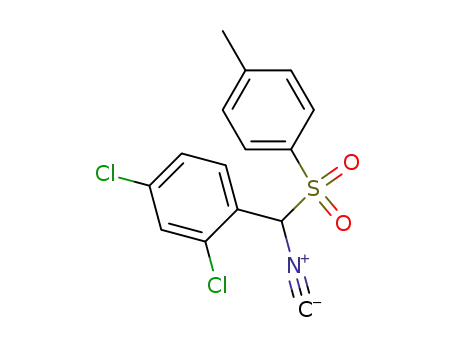 Molecular Structure of 952727-77-4 (2,4-DICHLORO-1-[ISOCYANO-(TOLUENE-4-SULFONYL)-METHYL]-BENZENE)