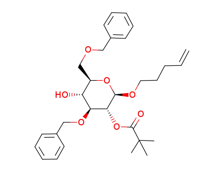 4-pentenyl 3,6-di-O-benzyl-2-O-pivaloyl-β-D-glucopyranoside