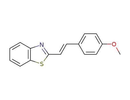 Benzothiazole, 2-[2-(4-methoxyphenyl)ethenyl]-, (E)-