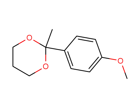 Molecular Structure of 59356-53-5 (2-(4-methoxyphenyl)-2-methyl-1,3-dioxane)
