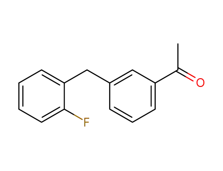 1-[3-(2-fluorobenzyl)phenyl]ethanone