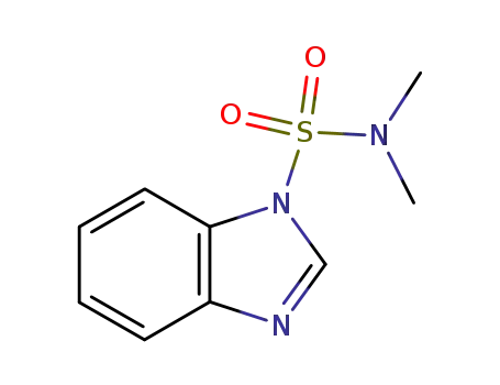 Molecular Structure of 349422-98-6 (N,N-Dimethyl-1H-benzo[d]imidazole-1-sulfonamide)