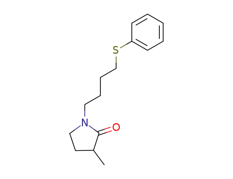 3-methyl-1-(4-phenylsulfanyl-butyl)-pyrrolidin-2-one