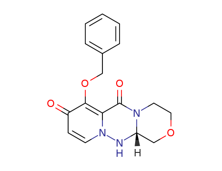 7-(Benzyloxy)-3,4,12,12a-tetrahydro-1H-[1,4]oxazino[3,4-c]pyrido[2,1-f][1,2,4]triazine-6,8-dione
