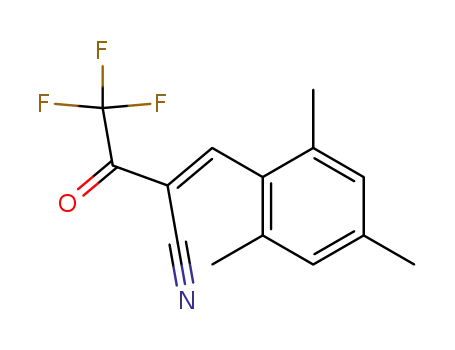 (E)-2-cyano-4,4,4-trifluoro-1-mesityl-1-buten-3-one