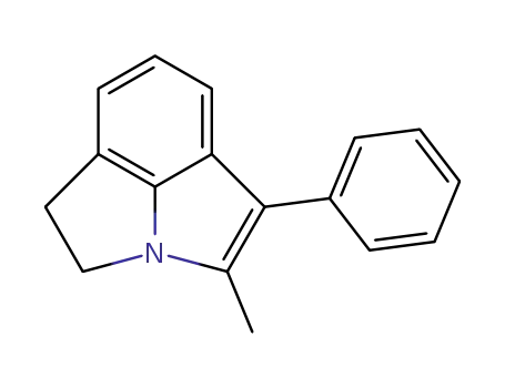 Molecular Structure of 33244-59-6 (2-methyl-3-phenyl-4,5-dihydro-pyrrolo[3,2,1-hi]indole)