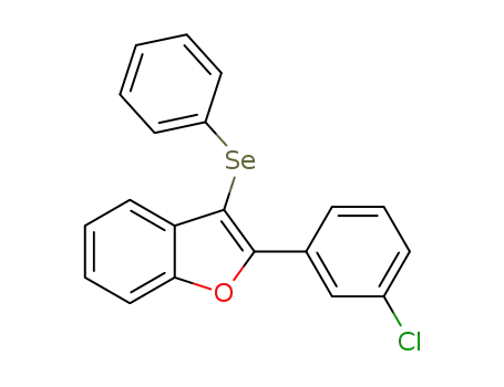 2-(3-chlorophenyl)-3-(phenylselanyl)benzofuran