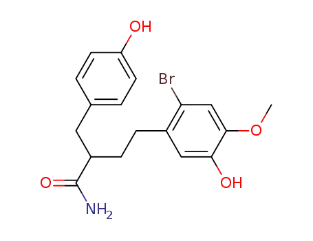 4-(2-bromo-5-hydroxy-4-methoxy-phenyl)-2-(4-hydroxy-benzyl)-butyramide