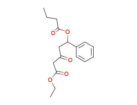 5-butyryloxy-3-oxo-5-phenyl-pentanoic acid ethyl ester